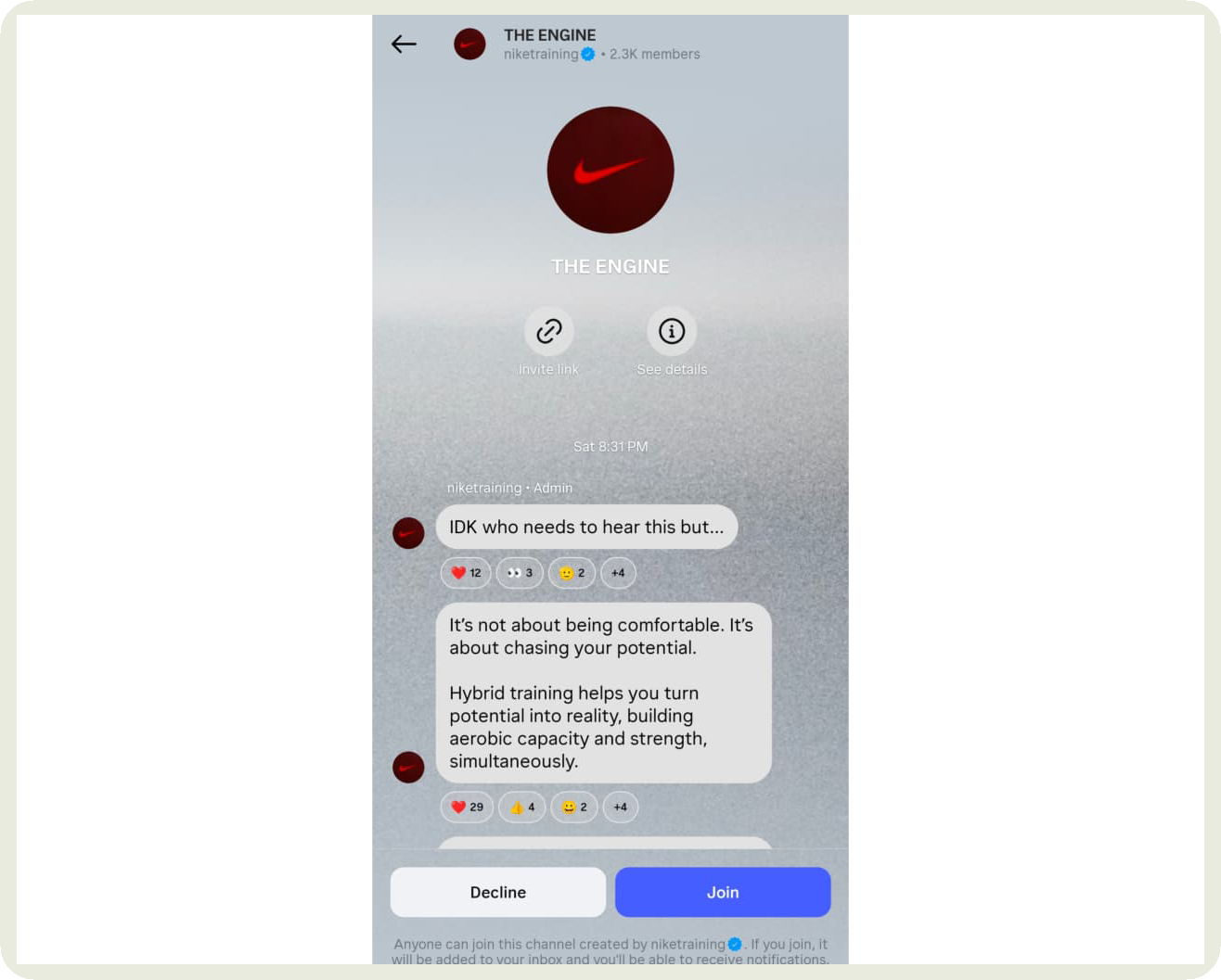 nike strategy example