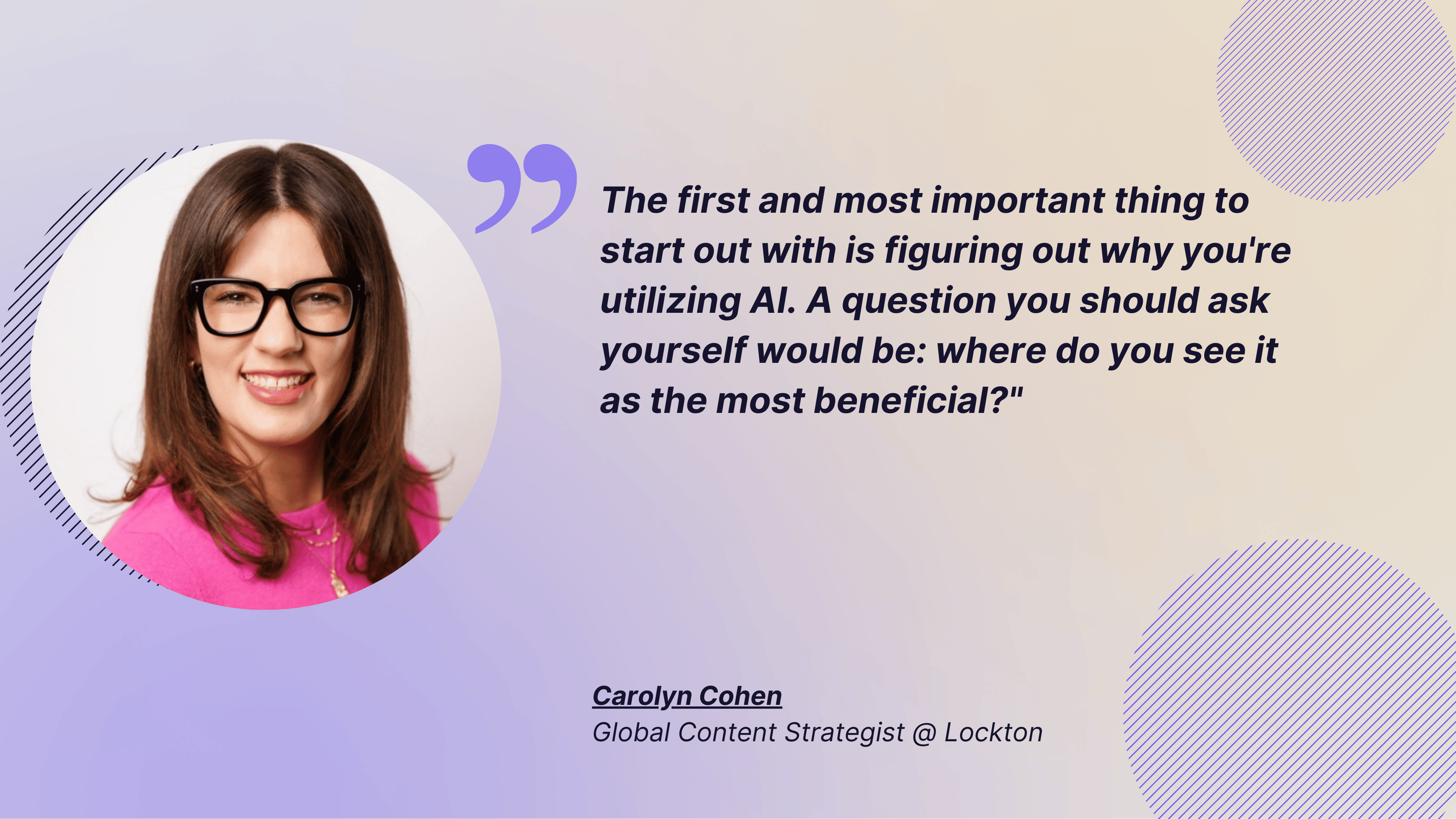 quote form carolyn cohen about ai