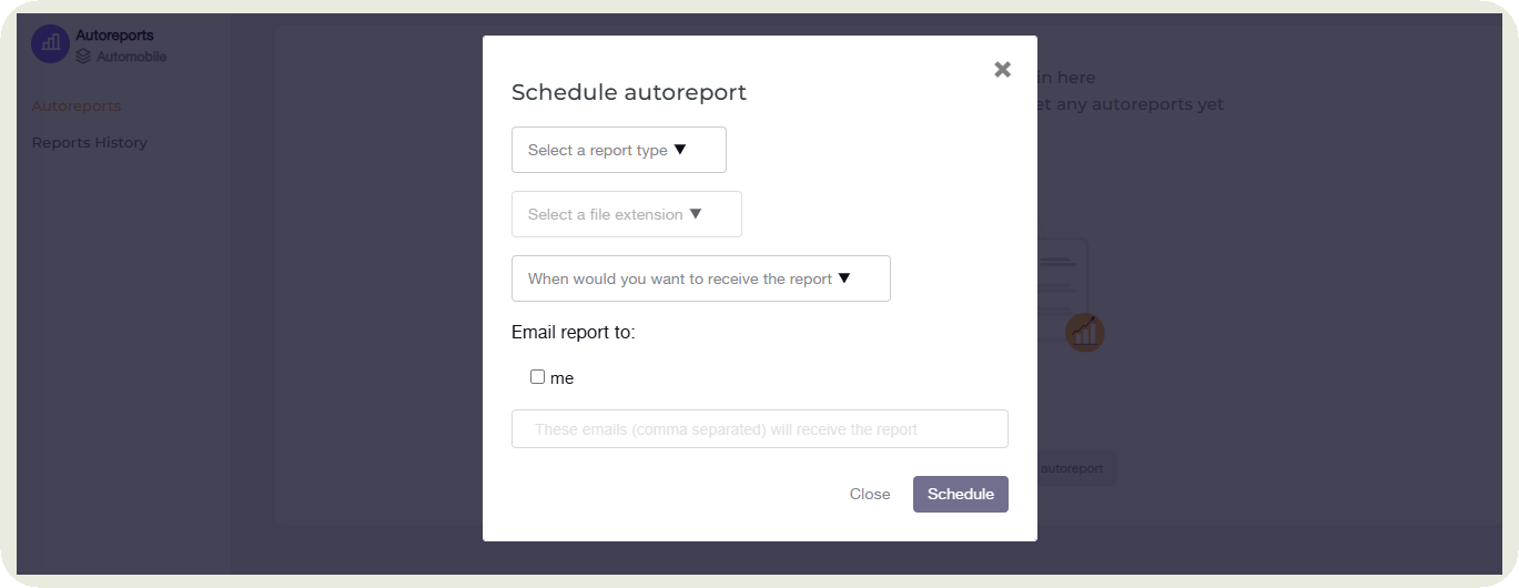 socialinsider autoreports feature