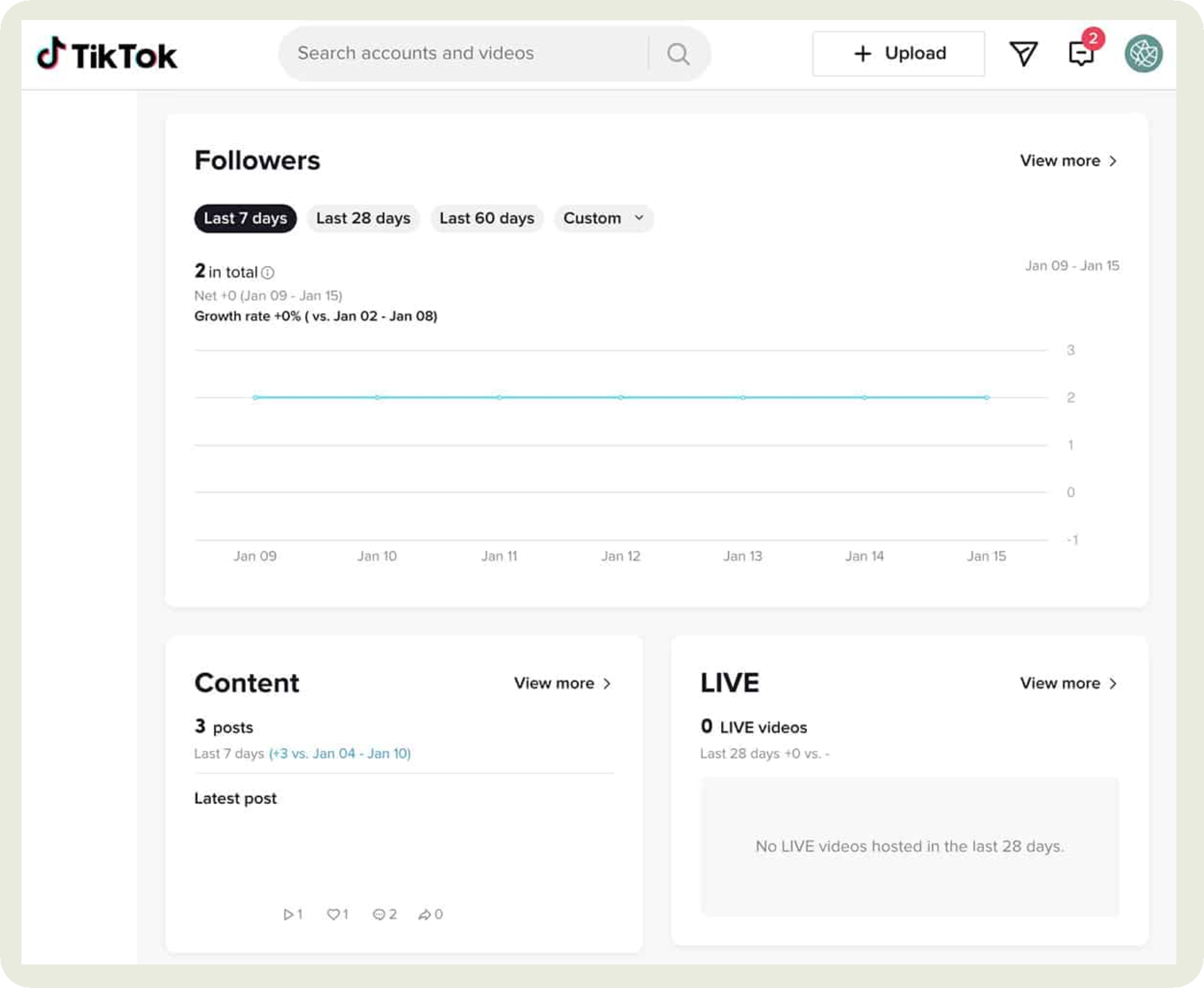 tiktok native analytics