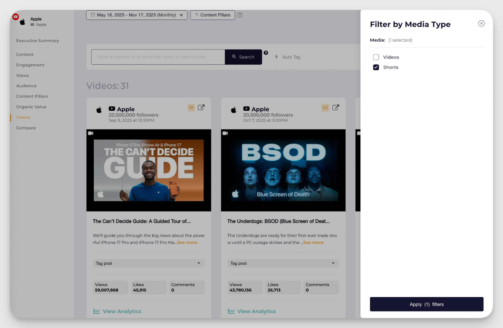 video format engagement segmentation