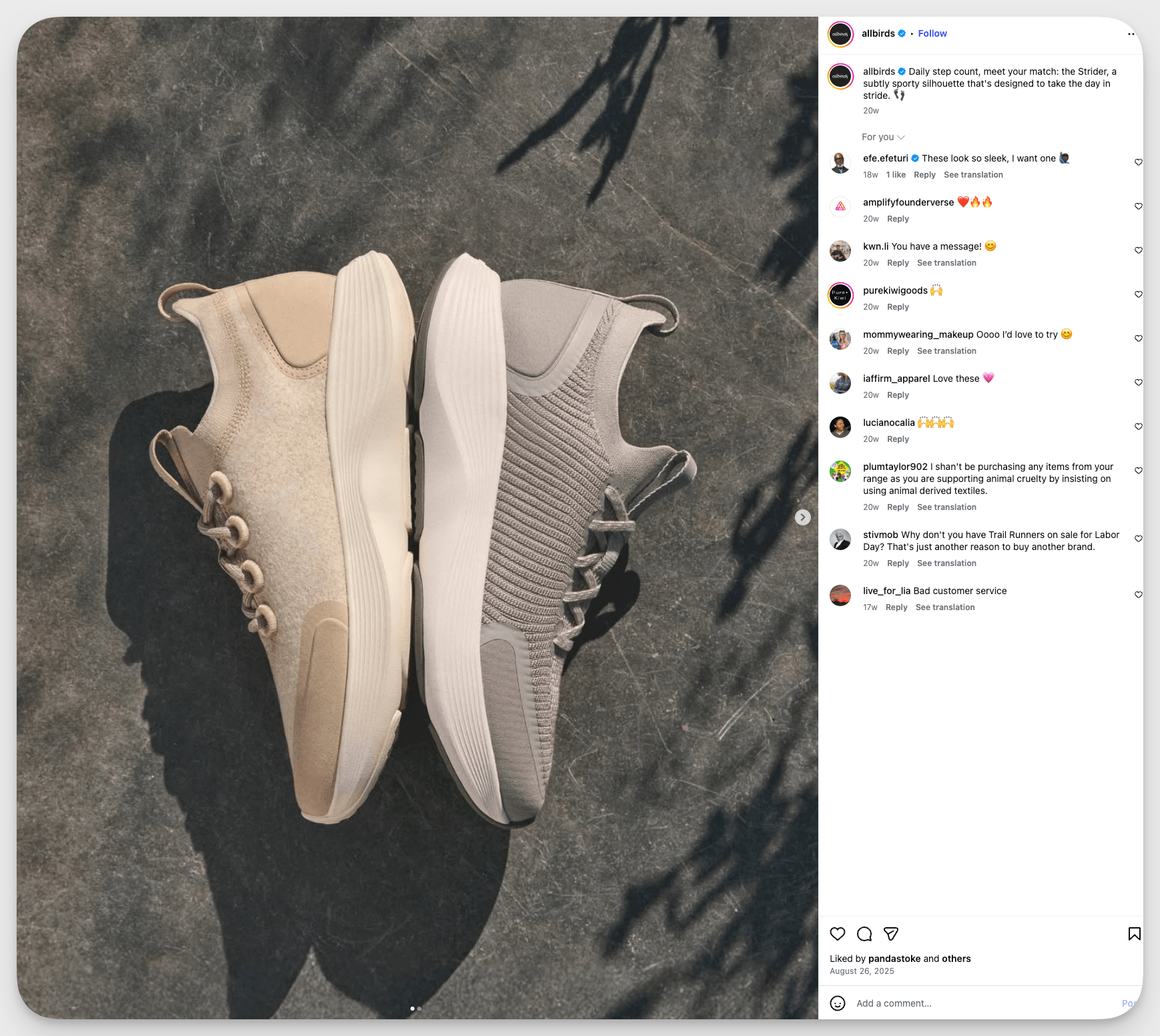 product showcase instagram carousel example