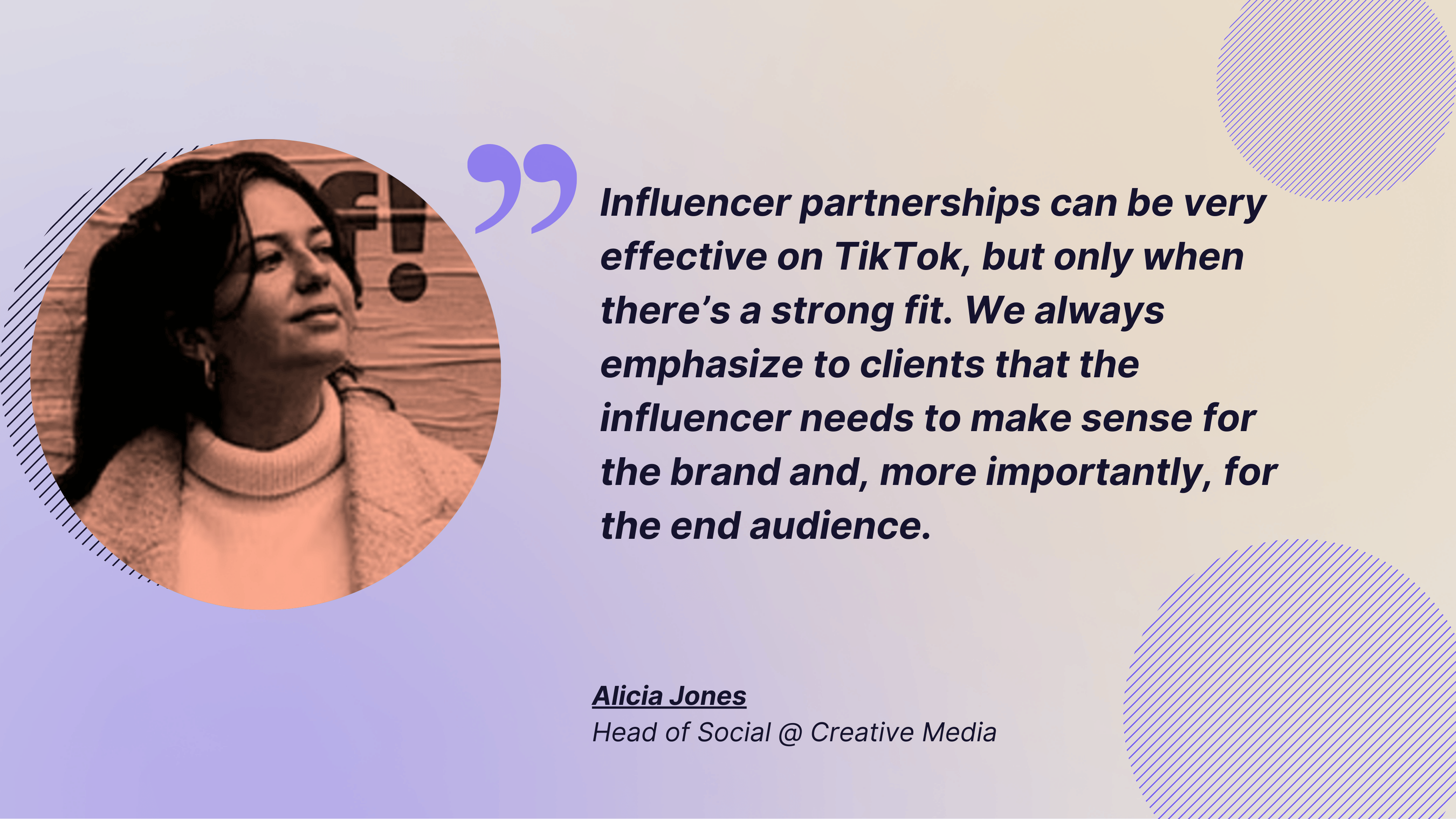 quote about tiktok influencer marketing