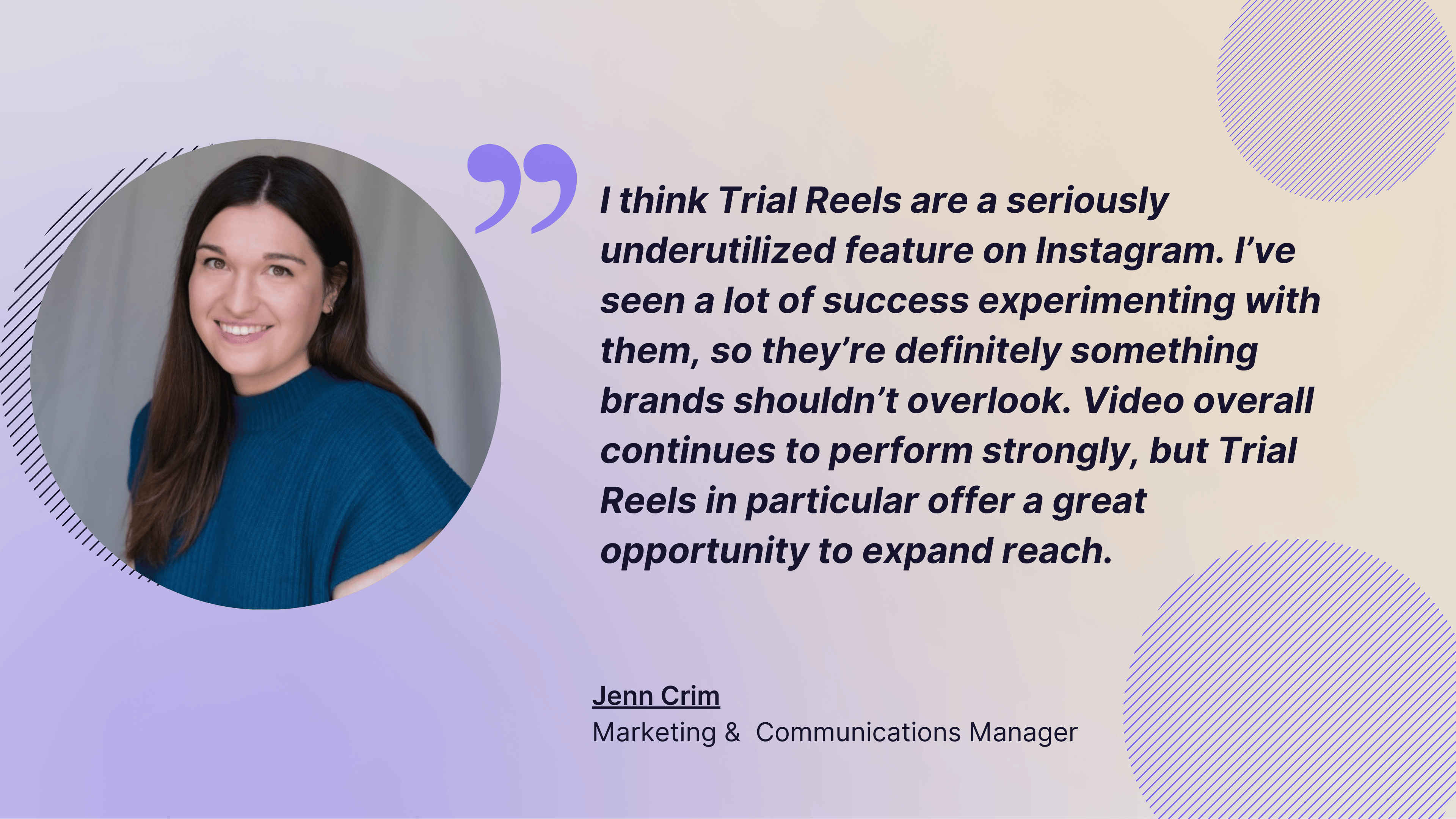 quote about trial reels