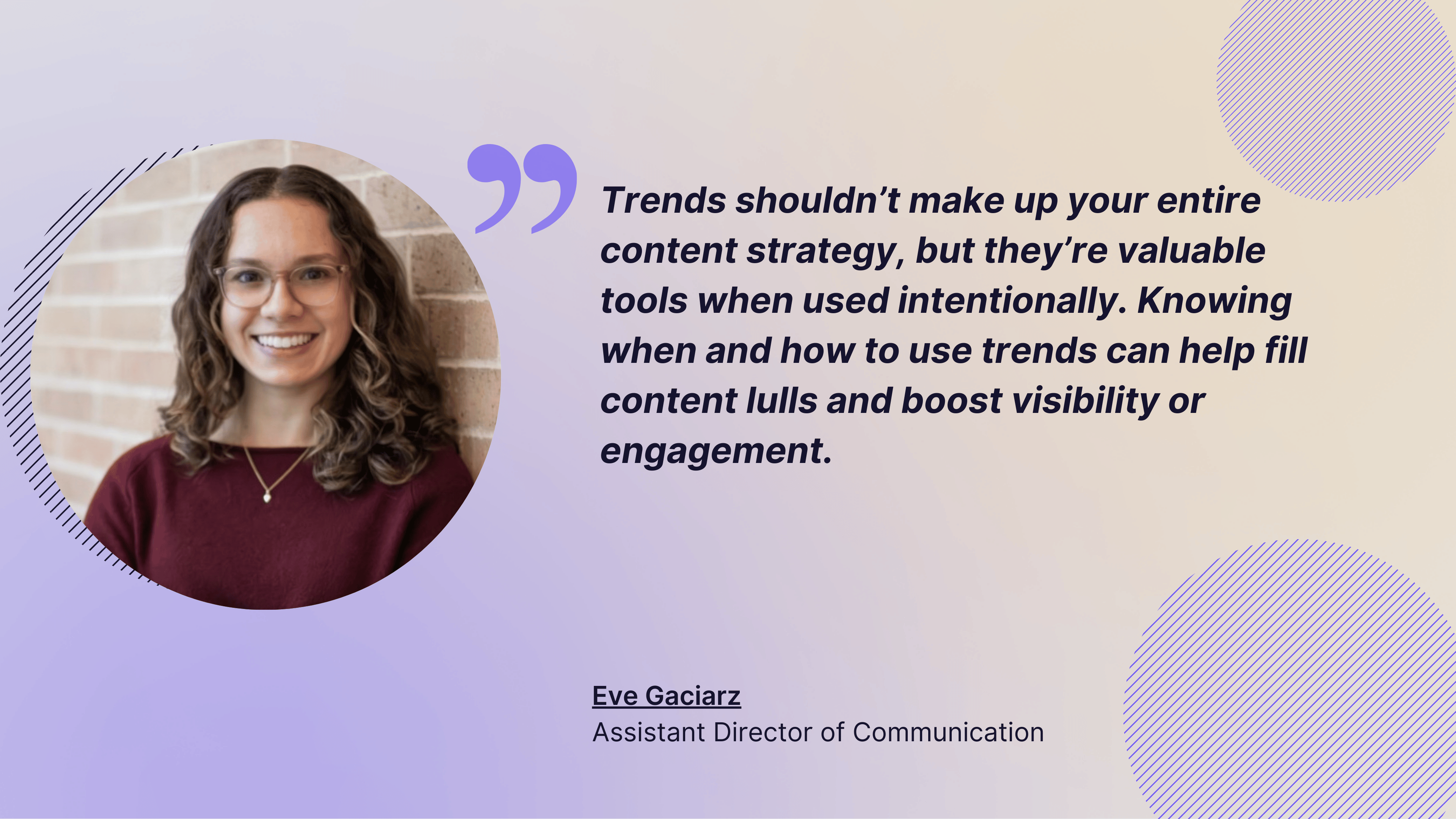 quote from eve about nusing trends