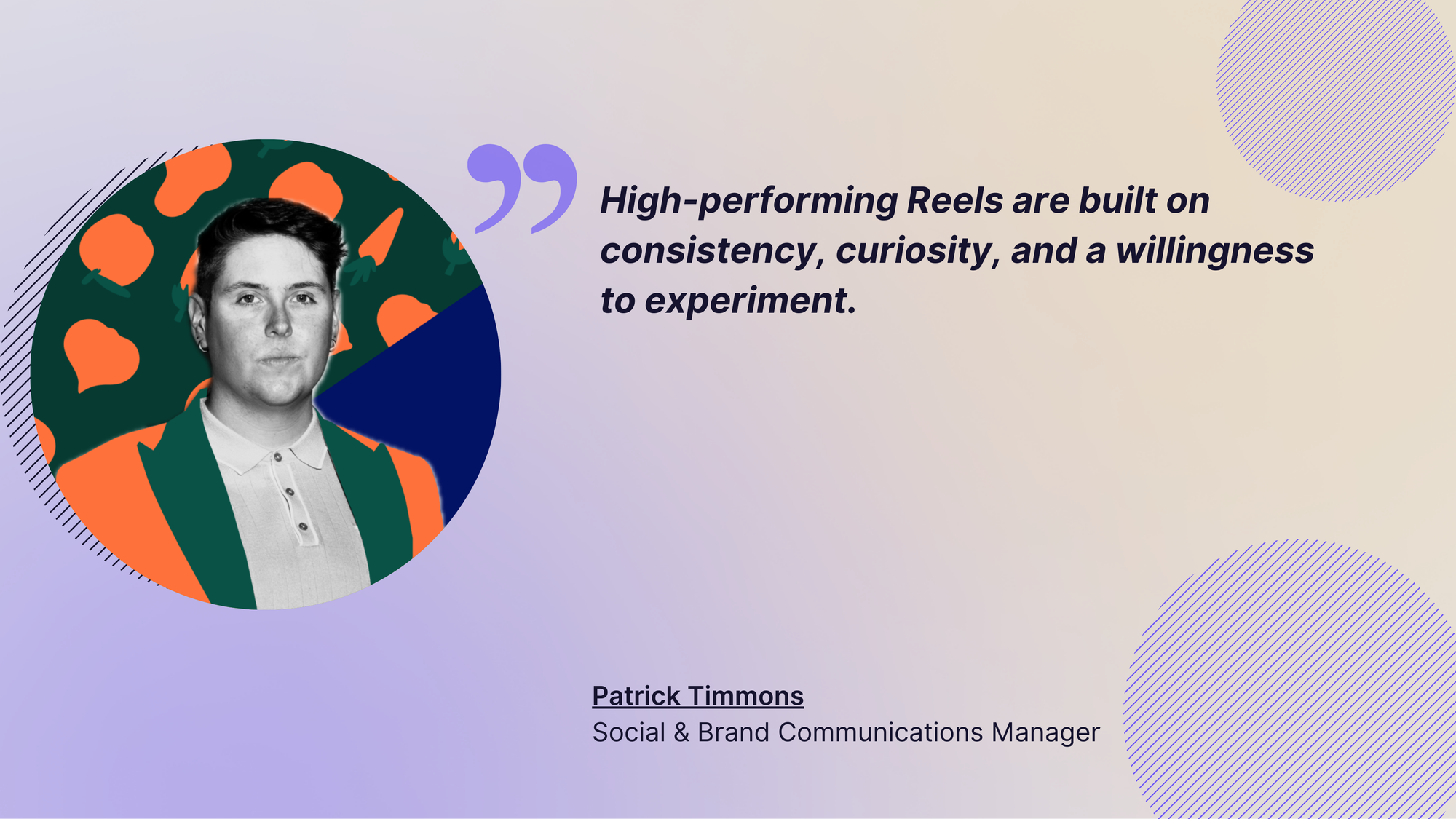 quote from patrick about reels