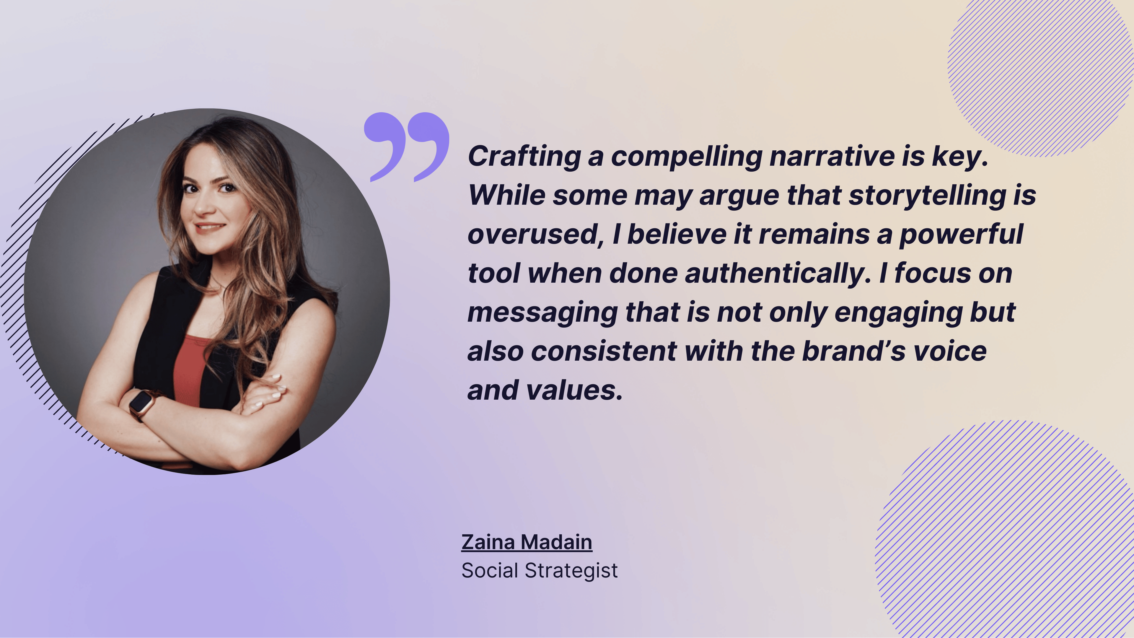 quote from zaina