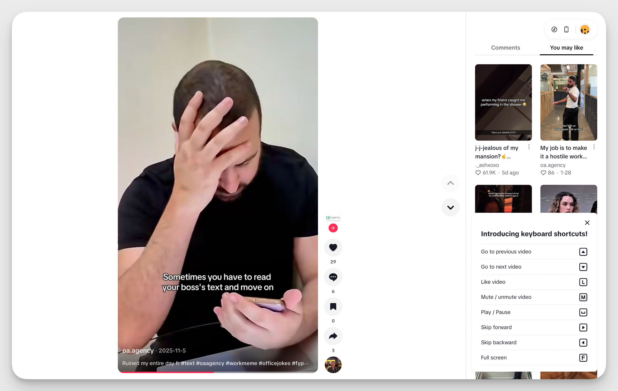 read the text and move on tiktok trend