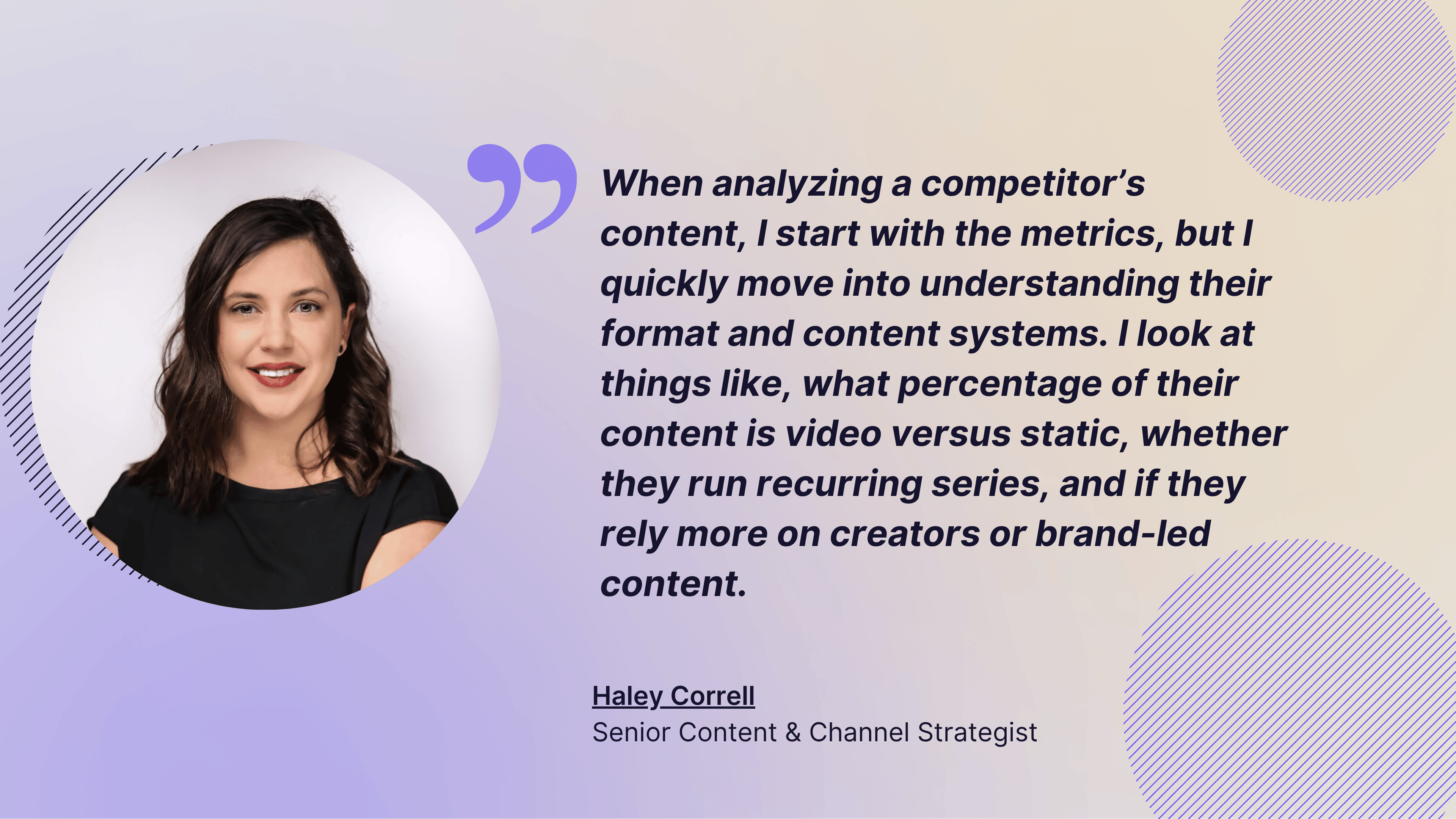 competitive analysis quote