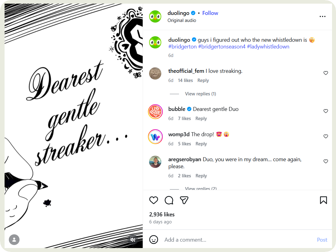 duolingo post example