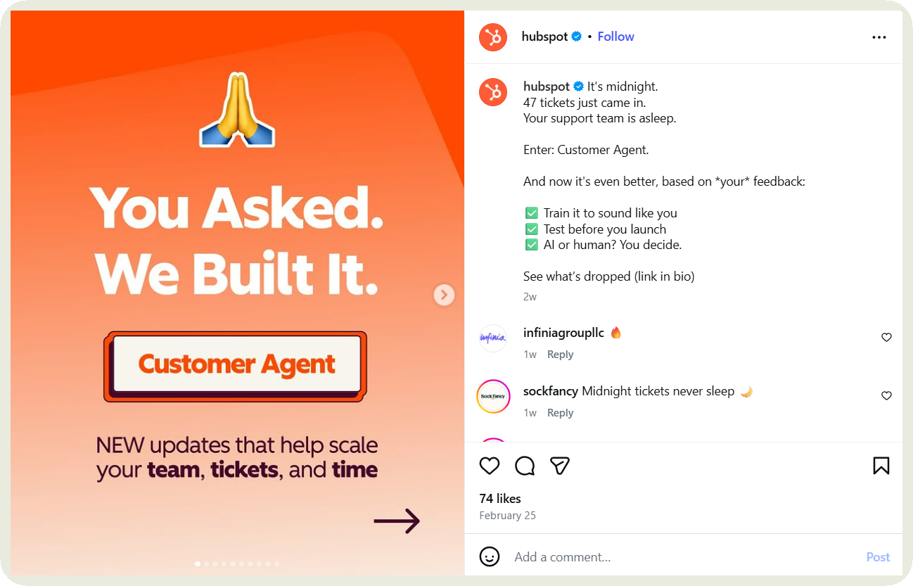 hubspot post example