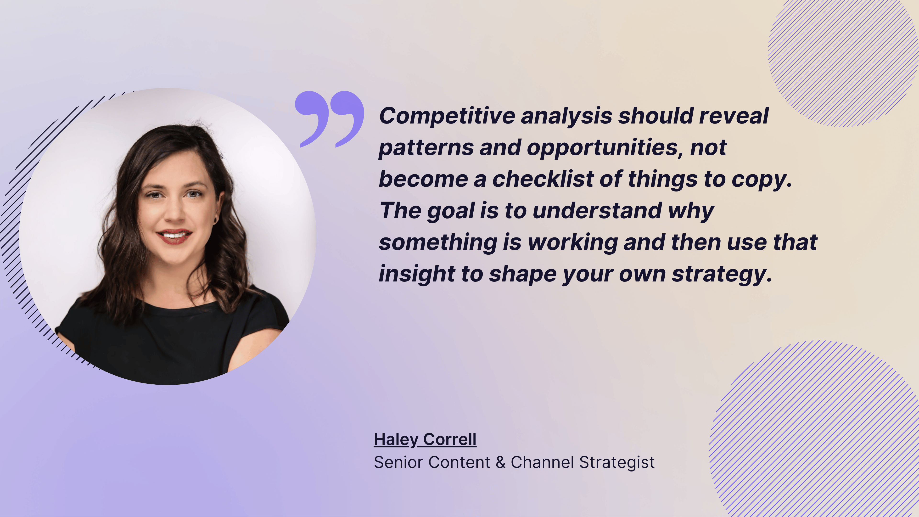 quote about competitive analysis mistakes