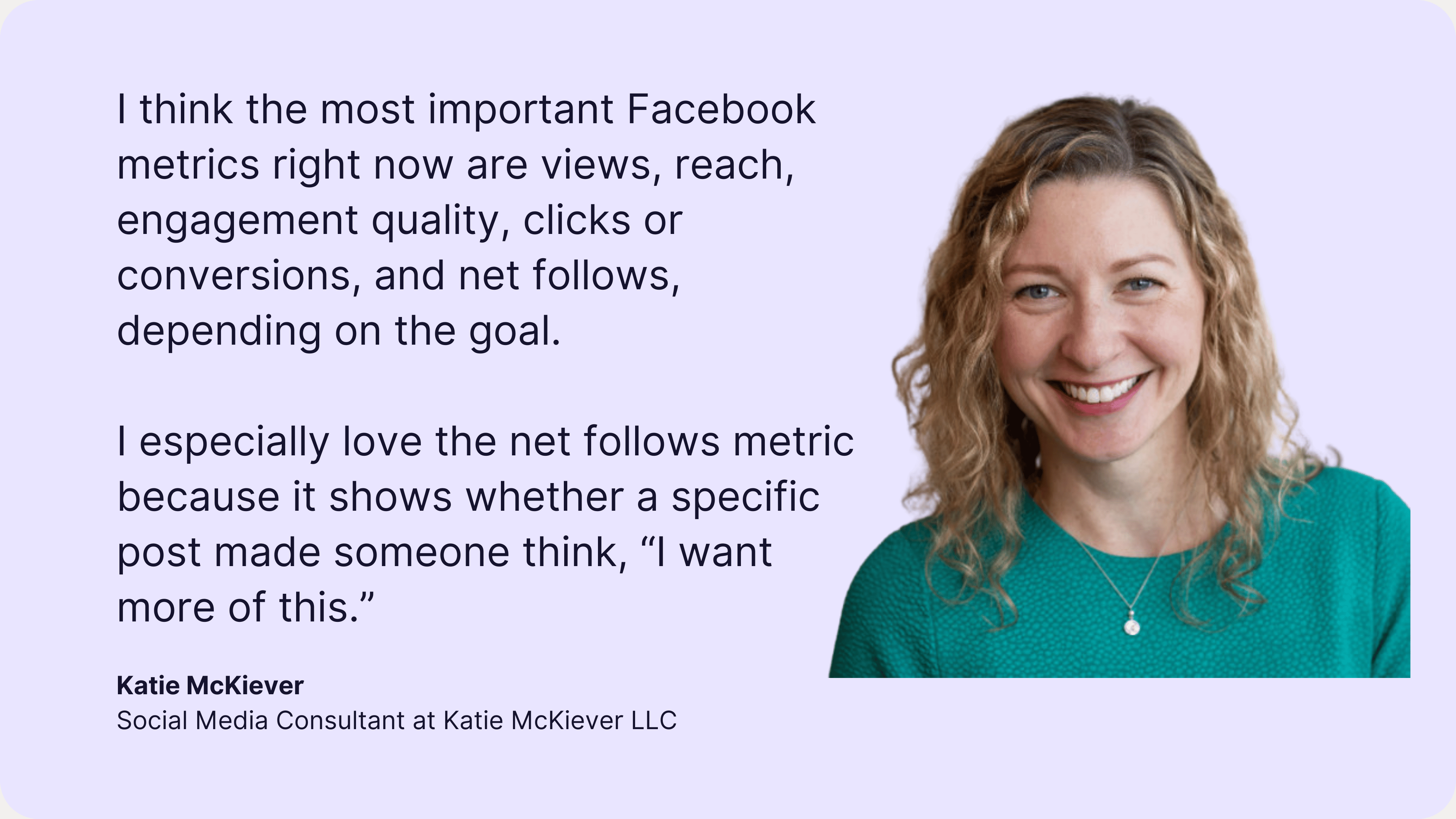 facebook metrics quote