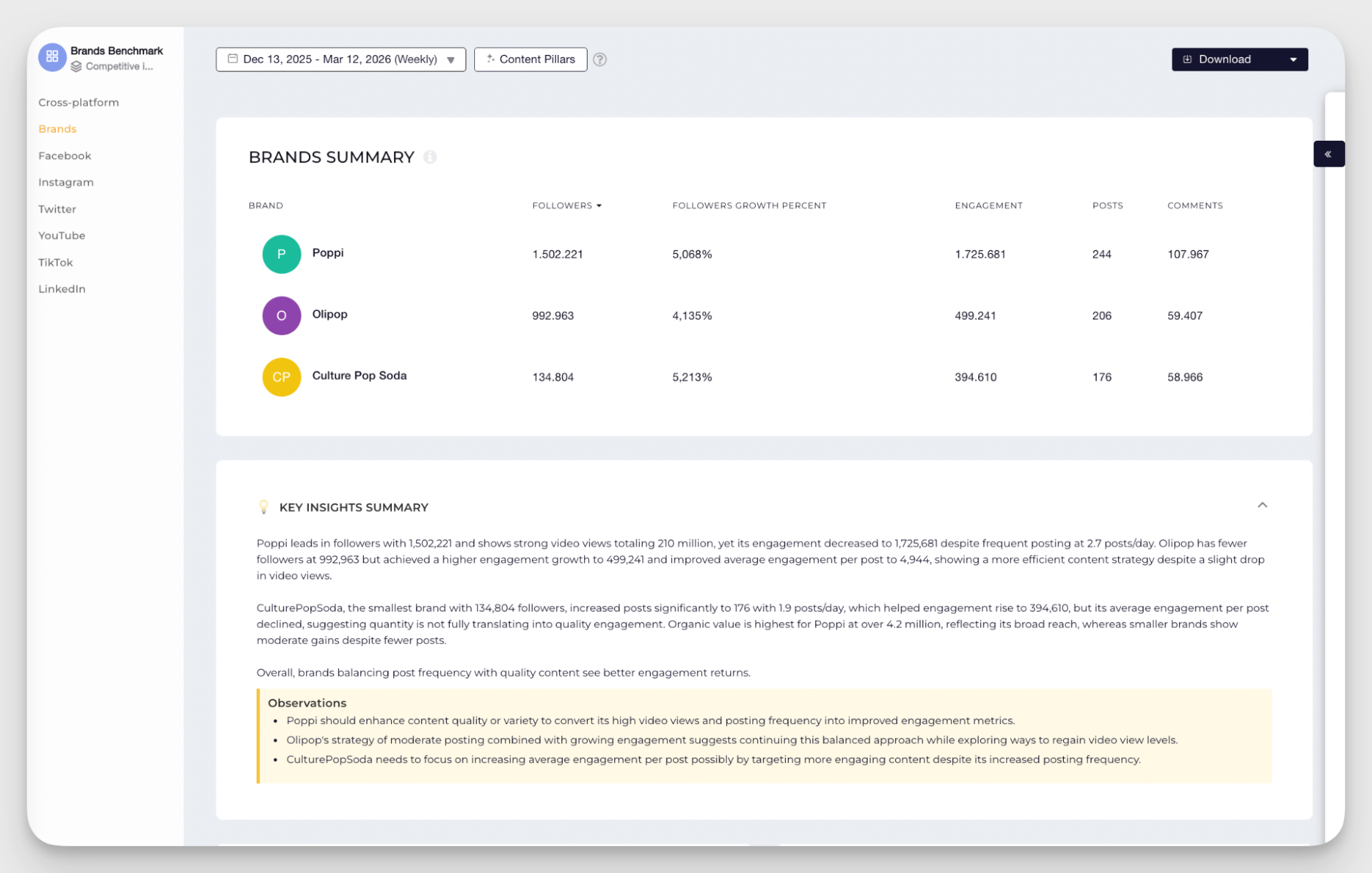 socialinsider executive summary