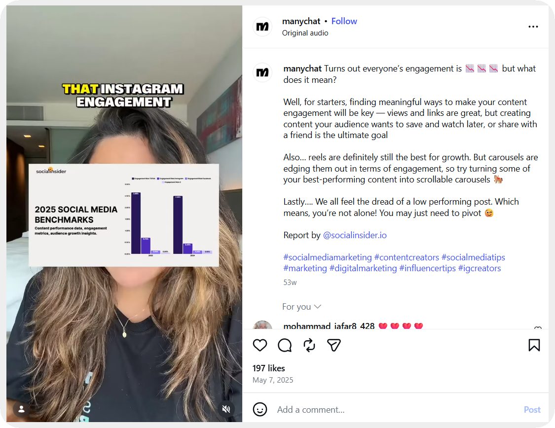 ugc brand mention example