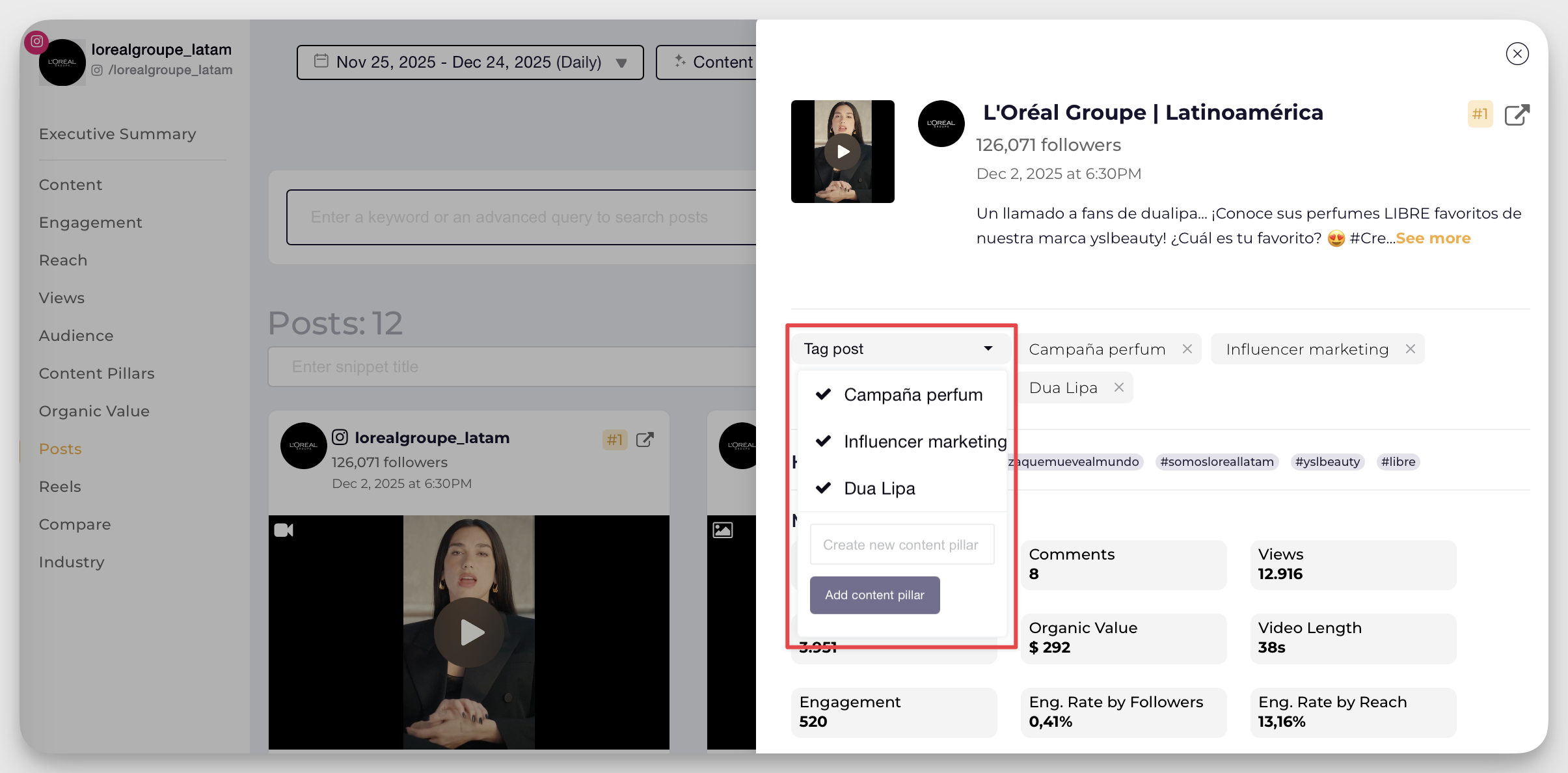loreal latam instagram